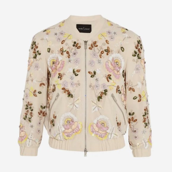 Needle & Thread Jackets & Blazers - ✨  HP ✨  Needle & Thread Foliage Cluster Embellished Bomber